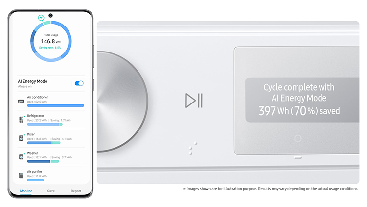 SAMSUNG Veš mašina WW80TA026AE1LE