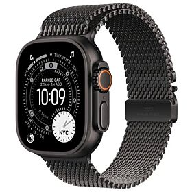 Apple Watch Ultra 3 5G 49mm  Black Titanium Case with Black Titanium Milanese Loop M (Crni)