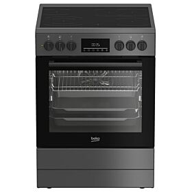 BEKO FBM67320GAT Električni šporet, Crni, Staklokeramička, 72 l