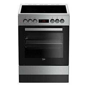 BEKO 67310 GX Električni šporet, Inox, Staklokeramička, 66 l