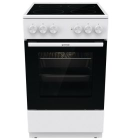 GORENJE GEC5A41WG Električni šporet, Bijeli, Staklokeramička, 62 l