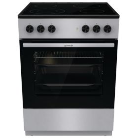 GORENJE GEC6A41SC Električni šporet, Sivi, Staklokeramička, 71 l