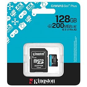 KINGSTON Canvas Go! Plus SDCG4/128GB micro SD+adapter