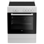 BEKO FSS 67000 GW Električni šporet, Bijeli, Staklokeramička, 71 l