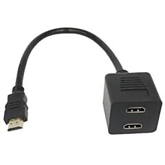 FAST ASIA Adapter HDMI - HDMI M/2F (Spliter) Crni