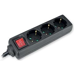 COMMEL Produžni kabl sa sklopkom dužine 3m sa 3 utičnice 