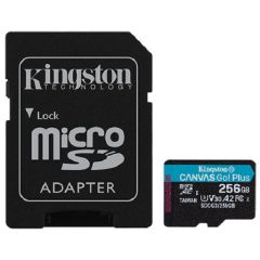 KINGSTON Canvas Go! Plus SDCG3/256 microSD+Adapter