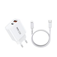 REMAX punjač RP-U120 20W USB-A/USB-C + kabl type C