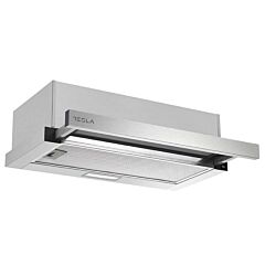 Tesla DT600AX Ugradni teleskopski aspirator / 350 m3/h / dva motora / 60 cm / Inox