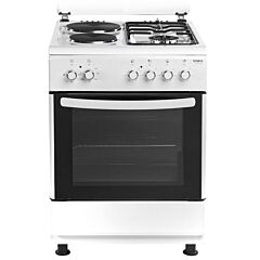 VIVAX  FC-22602I WH Kombinovani šporet, Bijeli, Ringle/Plinski gorionici, 64 L