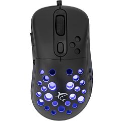 WHITE SHARK Azrael (Crni) Gejmerski optički USB miš
