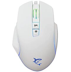 WHITE SHARK GARETH (Bijeli) Gejmerski optički USB miš