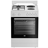 BEKO FBE64010WDN Kombinovani šporet, Sivi, Ringle/Plinski gorionici, 66 L