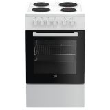 BEKO FSE 56000 GW Električni šporet sa ringlama, 55 L