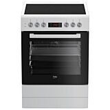 BEKO FSM67320DWS Električni šporet, Bijeli, Staklokeramička, 72 l