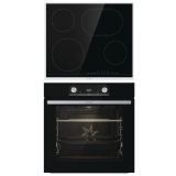 GORENJE BLACK STEAM ugradni set BOSX6737E06BG + ECT43X