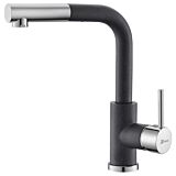 Metalac Lux S (Crna) baterija za kuhinju na izvlačenje